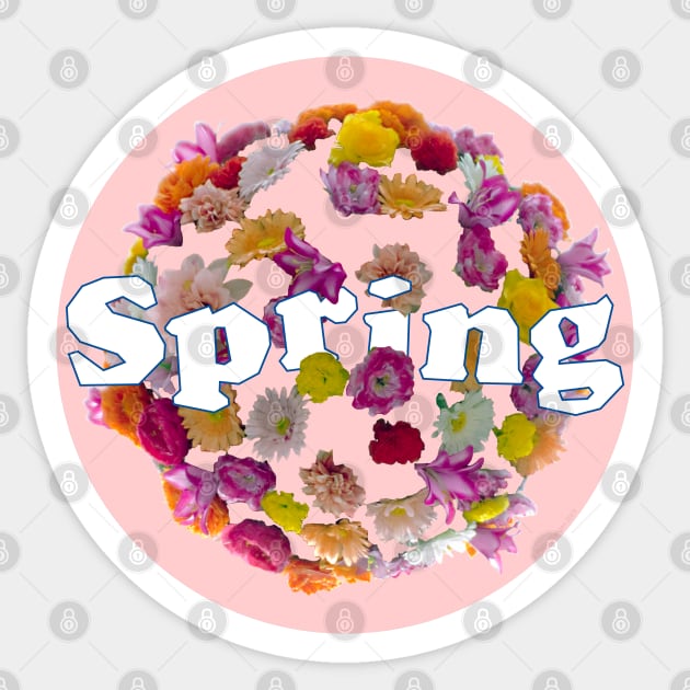 Blooming into Spring Fresh Pink Sticker by Motiondust